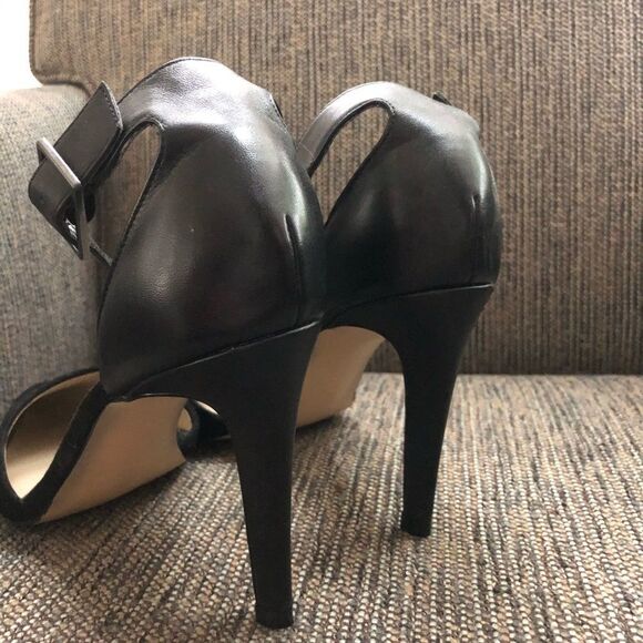 BP 4” Heels D’Orsay Ankle Strap Leather Suede 9 - Picture 3 of 7